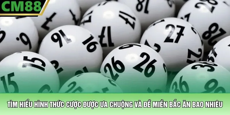 Đề Miền Bắc Ăn Bao Nhiêu? Khám Phá Tỷ Lệ Chấn Động Tại CM88 3 Tìm hiểu hình thức cược được ưa chuộng và đề miền bắc ăn bao nhiêu